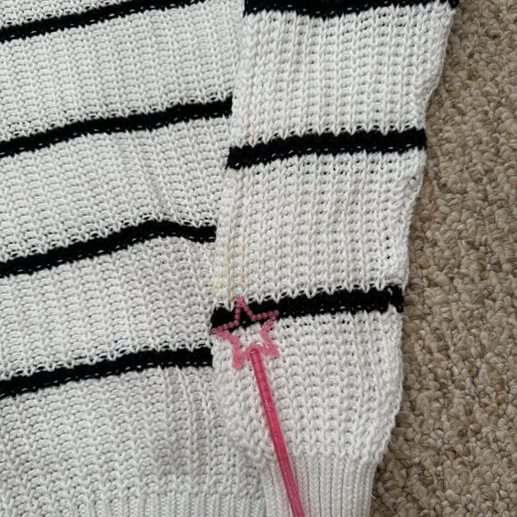 Pink‎ Victoria's Secret × Forenza Knit Sweater Striped XS - Picture 9 of 9